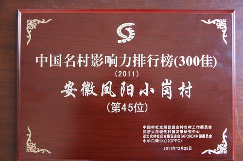2011年中国名村影响力排行榜名列第45位.jpg